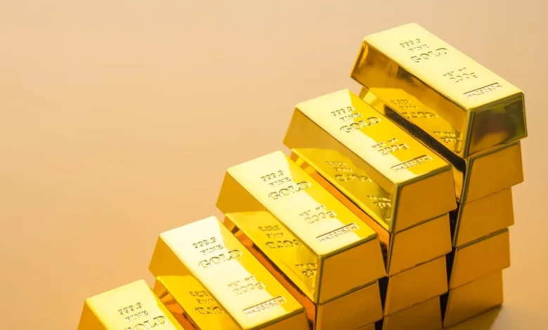 MCX गोल्ड प्राइस चार्ट में गिरावट दिखाते हुए सोने की कीमतों पर दबाव का ग्राफ