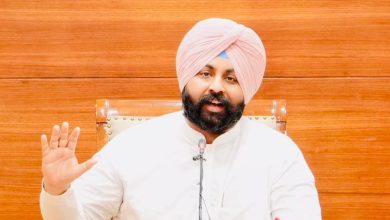 हरजोत सिंह बैंस आनंदपुर साहिब नगर परिषद चुनाव में AAP की जीत पर संबोधित करते हुए