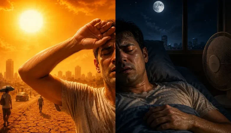 रात की गर्मी दिन की धूप से ज्यादा खतरनाक, डॉक्टरों ने दी चेतावनी: नींद और सेहत पर गंभीर असर