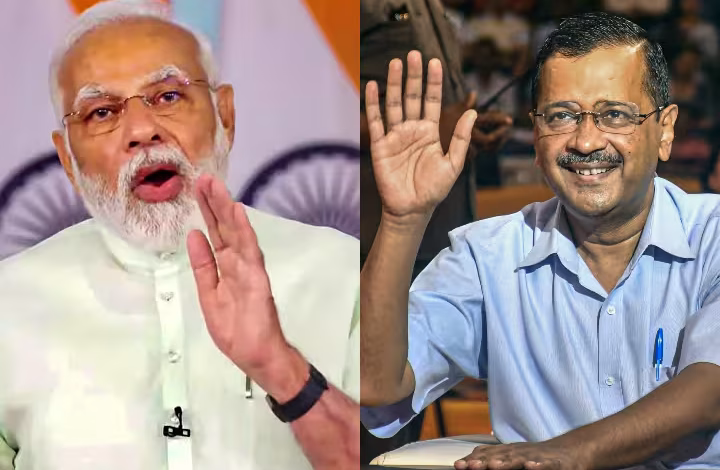 अरविंद केजरीवाल पीएम नरेंद्र मोदी की आर्थिक सलाह पर प्रतिक्रिया देते हुए सवाल उठाते हुए।