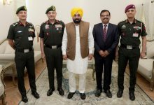 मुख्यमंत्री भगवंत सिंह मान ने पश्चिमी कमान के आर्मी कमांडर के साथ सीमावर्ती सुरक्षा, राहत कार्यों और ऑपरेशनल तैयारियों के बारे में विचार-विमर्श किया