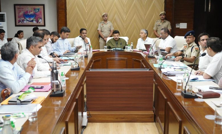 प्रदूषण नियंत्रण राव नरबीर सिंह हरियाणा पर्यावरण बैठक वायु जल प्रदूषण