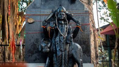 शनि अमावस्या 2026 पर शनिदेव की पूजा और सरसों के तेल का दीपक।