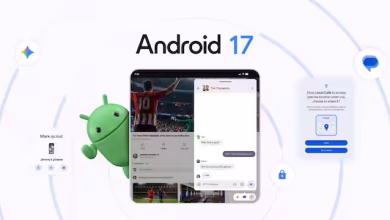 Android 17 अपडेट का इंटरफेस दिखाता स्मार्टफोन जिसमें नए फीचर्स और सेटिंग्स स्क्रीन दिखाई दे रही है