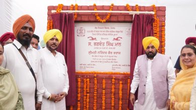 भगवंत मान स्विमिंग पूल उद्घाटन संगरूर ओलंपिक मानक स्टेडियम वार हीरोज स्पोर्ट्स सुविधा