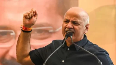 आम आदमी पार्टी नेता मनीष सिसोदिया विदेश नीति और भारतीयों की मौत के मुद्दे पर बयान देते हुए