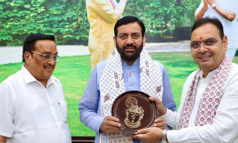 यमुना जल परियोजना समझौता हरियाणा राजस्थान मुख्यमंत्री नायब सिंह सैनी भजनलाल शर्मा हथनीकुंड बैराज पेयजल आपूर्ति