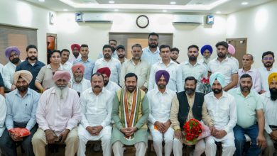 नायब सिंह सैनी संत कबीर कुटीर में भाजपा पंजाब सदस्यता अभियान कार्यक्रम को संबोधित करते हुए