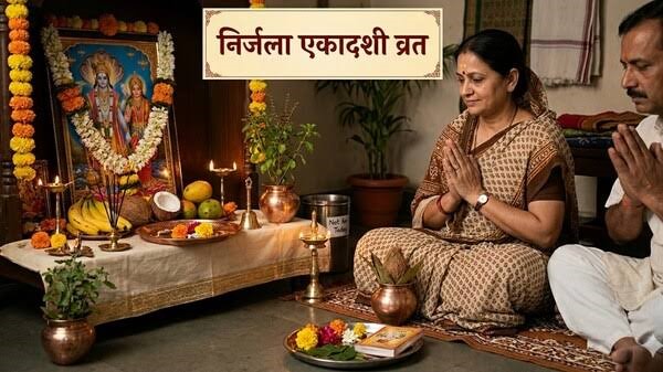 निर्जला एकादशी 2026 व्रत विधि पूजा भगवान विष्णु हिंदू त्योहार