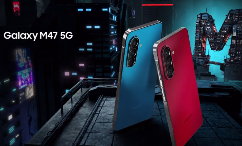 Samsung Galaxy M47 5G स्मार्टफोन 6000mAh बैटरी 50MP कैमरा मिड रेंज 5G फोन लॉन्च भारत