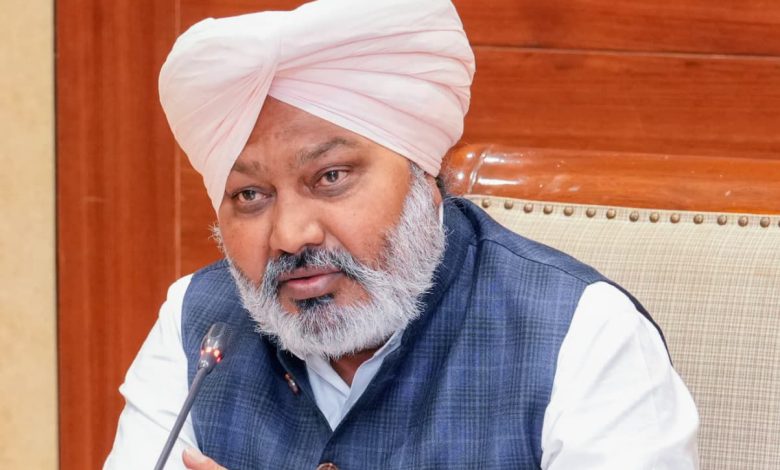 वित्त मंत्री हरपाल सिंह चीमा: बड़ी इन्फोर्समेंट सफलताओं के कारण पंजाब ने मई 2026 के दौरान 14.59% जी.एस.टी. बढ़ोतरी के साथ राष्ट्रीय औसत को पीछे छोड़ा