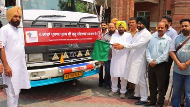 हरभजन सिंह ईटीओ ने गुरु रविदास जी की 650वीं जयंती के समर्पित वाहनों को हरी झंडी दिखाई
