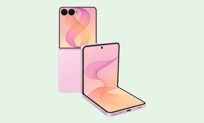 Samsung Galaxy Z Flip 8 का फोल्डेबल स्मार्टफोन डिजाइन और संभावित फीचर्स।