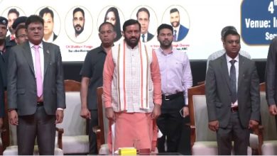 पंचकूला में नेशनल कॉन्फ्रेंस ऑफ चार्टर्ड अकाउंटेंट स्टूडेंट्स को संबोधित करते मुख्यमंत्री नायब सिंह सैनी