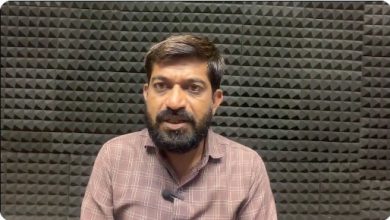 AAP गुजरात के प्रदेश प्रवक्ता योगेश जादवाणी टोल वसूली और खराब हाईवे को लेकर प्रेस कॉन्फ्रेंस करते हुए