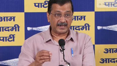 E20 पेट्रोल मुद्दे पर प्रेस कॉन्फ्रेंस को संबोधित करते अरविंद केजरीवाल