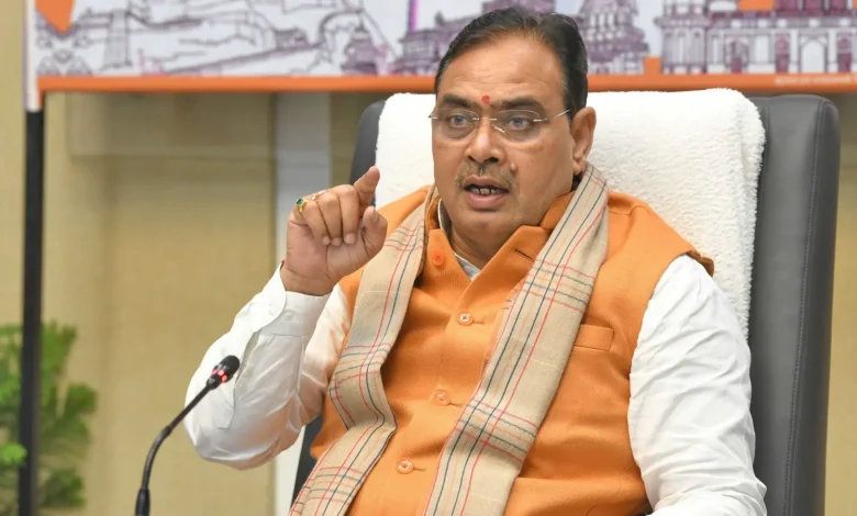 मुख्यमंत्री भजनलाल शर्मा राजस्थान विकास योजनाओं पर संबोधन करते हुए