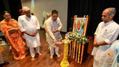 जयपुर में लोकमंथन 2026 के उद्घाटन समारोह में संबोधित करते मुख्यमंत्री भजनलाल शर्मा