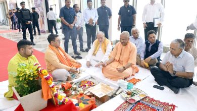 लखनऊ में RUPAAM के नए परिसर का उद्घाटन करते हुए मुख्यमंत्री योगी आदित्यनाथ।
