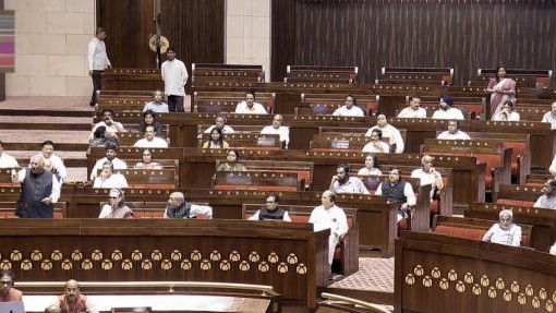 राज्यसभा में वंदे मातरम् सम्मान विधेयक 2026 पारित होने के दौरान सदन की कार्यवाही।