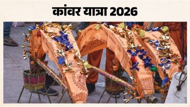 कांवड़ यात्रा 2026 में गंगाजल लेकर भगवान शिव की ओर जाते शिवभक्त कांवड़िए