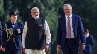 PM नरेंद्र मोदी और ऑस्ट्रेलियाई PM एंथनी अल्बानीज भारत-ऑस्ट्रेलिया यूरेनियम डील के दौरान।