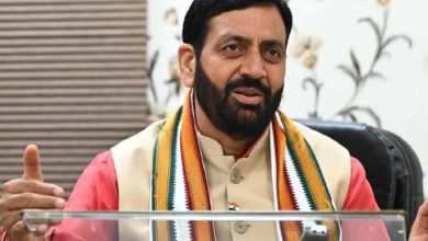 हरियाणा के मुख्यमंत्री नायब सिंह सैनी पंचकूला में प्राकृतिक खेती कार्यशाला के दौरान किसानों को संबोधित करते हुए।