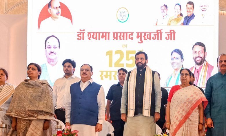 नायब सिंह सैनी अंबाला घोषणा डॉ श्यामा प्रसाद मुखर्जी जयंती साई सेंटर नामकरण प्रतिमा स्थापना