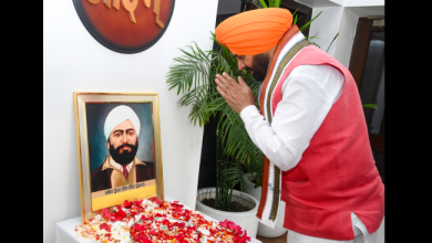 सीएम नायब सिंह सैनी ने शहीद ऊधम सिंह शहादत दिवस पर श्रद्धांजलि अर्पित की।