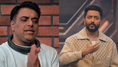 राम कपूर ‘लॉक अप 2’ में भावुक होकर शो छोड़ने की मांग करते हुए और रितेश देशमुख से बातचीत करते हुए।