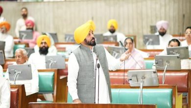 भगवंत मान पंजाब विधानसभा में E20 पेट्रोल का मुद्दा उठाते हुए