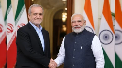 पीएम मोदी और ईरान के राष्ट्रपति मसूद पेजेश्कियान की बिश्केक में मुलाकात