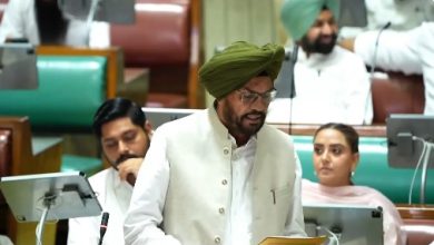 कुलदीप सिंह धालीवाल पंजाब विधानसभा में धन्यवाद प्रस्ताव पेश करते हुए