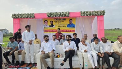 उमणियावदर में AAP की जनसभा को संबोधित करते गोपाल इटालिया
