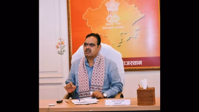 सीएम भजनलाल शर्मा राजस्थान फाउंडेशन चैप्टर्स के प्रतिनिधियों से संवाद करते हुए