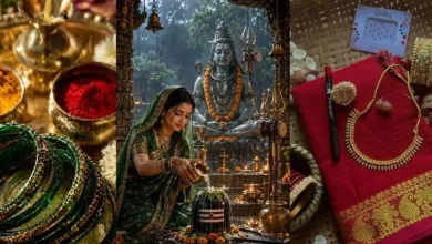 कजरी तीज 2026 पर भगवान शिव और माता पार्वती की पूजा सामग्री