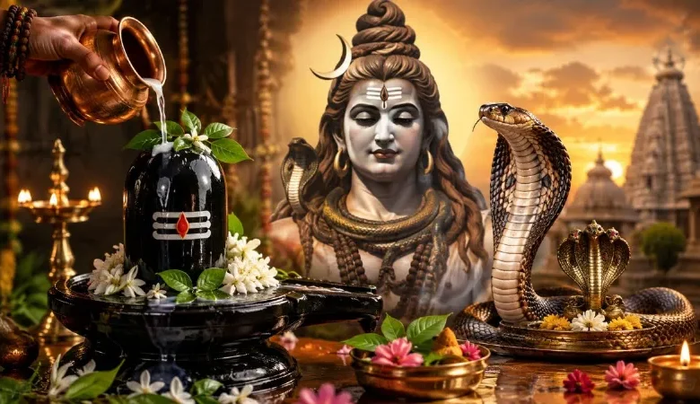 आखिरी सावन सोमवार 2026 पर भगवान शिव की पूजा और जलाभिषेक
