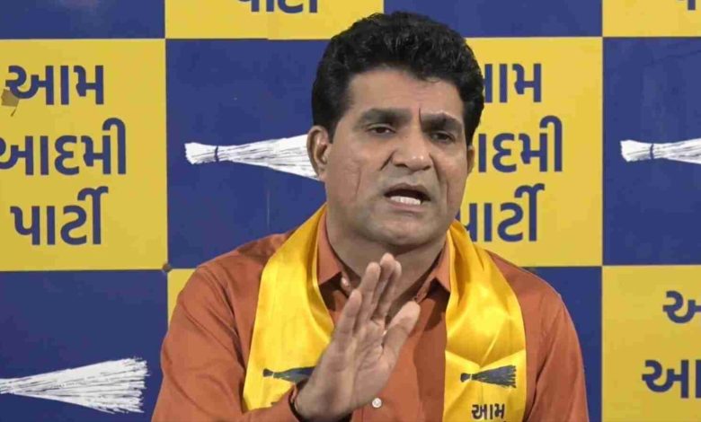 किसान नेता इसुदान गढ़वी ने सूखा ग्रस्त क्षेत्रों के विधायकों से अपील की