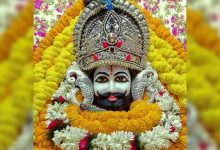 खाटू श्याम जी मंदिर और बाबा श्याम की प्रतिमा