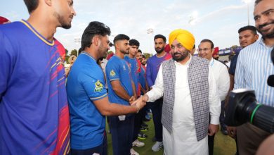 शेर-ए-पंजाब टी-20 क्रिकेट लीग के समापन अवसर पर मुख्यमंत्री भगवंत सिंह मान ने कहा, "हम पंजाब को देश का खेल हब बनाएंगे"