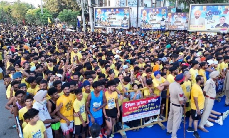 बठिंडा में पंजाब की सबसे बड़ी 'यूथ रन': 20,000 युवाओं और खिलाड़ियों ने नशों के खिलाफ दिया कड़ा संदेश