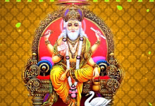 विश्वकर्मा जयंती क्यों मनाई जाती है? जानें भगवान विश्वकर्मा की पूजा का कारण और महत्व 4 भगवान विश्वकर्मा की प्रतिमा और पूजा करते श्रद्धालु