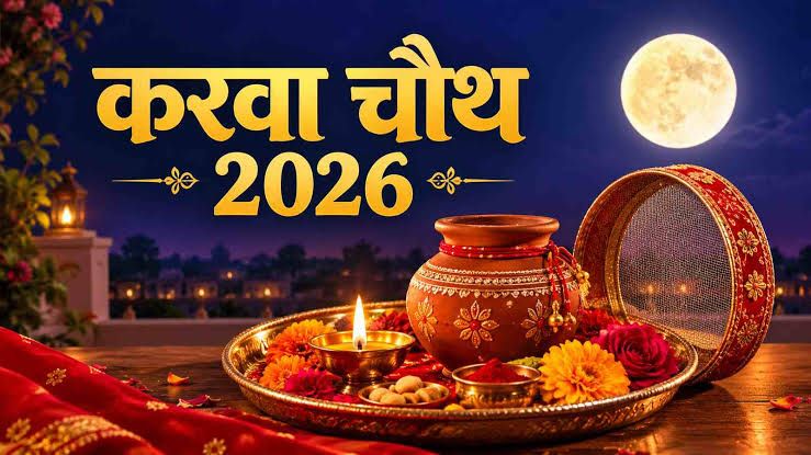 करवा चौथ 2026 पूजा और चंद्रमा अर्घ्य