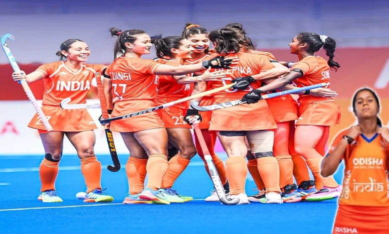 इशिका चौधरी Asian Games 2026 में भारतीय महिला हॉकी टीम के साथ