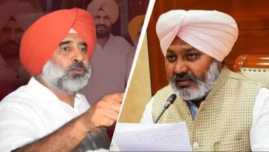 पंजाब विधानसभा में वित्त मंत्री हरपाल सिंह चीमा और कांग्रेस विधायक प्रगट सिंह के बीच तीखी बहस।