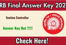 RRB Section Controller Answer Key 2026 जारी, 25 अक्टूबर तक दर्ज करें आपत्ति 4 RRB Section Controller Answer Key 2026 की प्रोविजनल उत्तर कुंजी