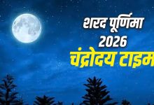 शरद पूर्णिमा 2026 पर पूर्णिमा के चंद्रमा की पूजा और अर्घ्य देते श्रद्धालु।