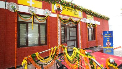 मुख्यमंत्री भगवंत सिंह मान होशियारपुर में 154 नए आम आदमी क्लीनिकों के उद्घाटन के बाद लोगों को संबोधित करते हुए।