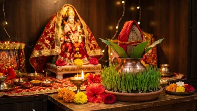 शारदीय नवरात्रि 2026 घटस्थापना और मां दुर्गा पूजा सामग्री