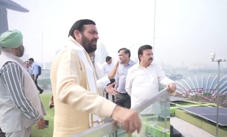 सिंगापुर में SING फोरम में मुख्यमंत्री नायब सिंह सैनी